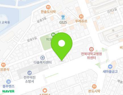 전북특별자치도 전주시 덕진구 백제대로 625 (금암동, 우리들정형외과) 지도