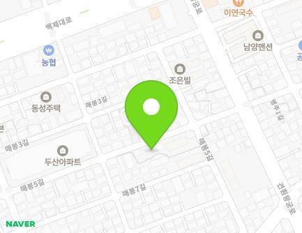 전북특별자치도 전주시 덕진구 매봉5길 24 (금암동, 에덴연립주택) 지도
