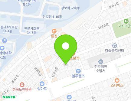전북특별자치도 전주시 덕진구 삼송3길 8 (금암동, 시온빌라) 지도