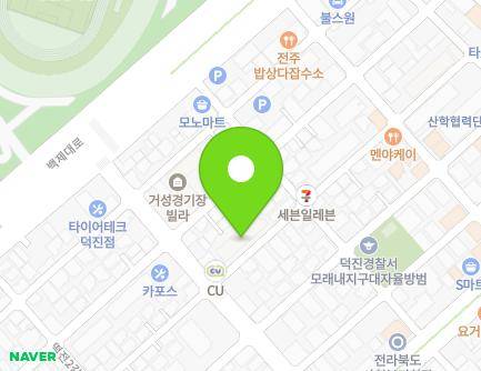 전북특별자치도 전주시 덕진구 떡전로 16 (금암동, 경기장빌라) 지도