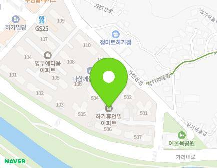 전북특별자치도 전주시 덕진구 가리내로 216 (덕진동2가, 하가휴먼빌아파트) 지도