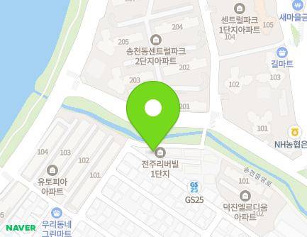 전북특별자치도 전주시 덕진구 호반8길 26-3 (덕진동2가, 리버빌1단지) 지도