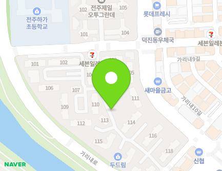 전북특별자치도 전주시 덕진구 경동로 20 (덕진동2가, 사랑으로부영아파트) 지도