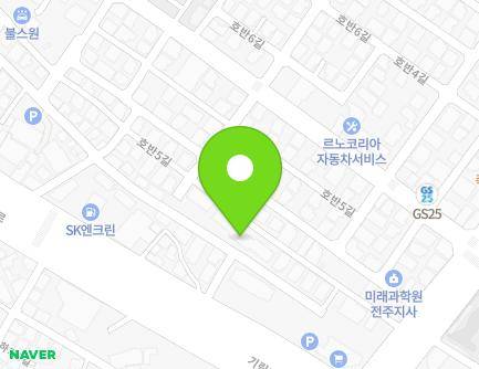 전북특별자치도 전주시 덕진구 호반5길 9-8 (덕진동2가, 호반빌라) 지도