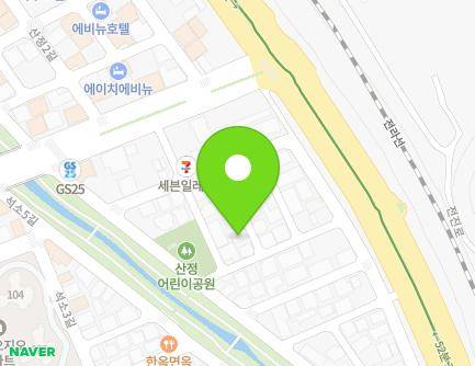 전북특별자치도 전주시 덕진구 아중천2길 41-8 (산정동, 천지빌라) 지도