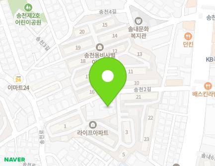 전북특별자치도 전주시 덕진구 송천2길 21 (송천동1가, 송천동성당) 지도