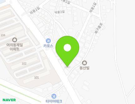 전북특별자치도 전주시 덕진구 쪽구름로 8-1 (여의동2가) 지도
