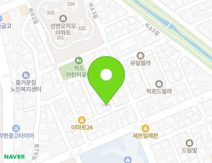 전북특별자치도 전주시 덕진구 석소3길 5-14 (우아동2가, 그린빌Ⅱ) 지도