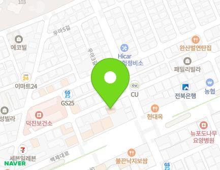 전북특별자치도 전주시 덕진구 우아1길 5 (우아동3가, 금빈장모텔) 지도