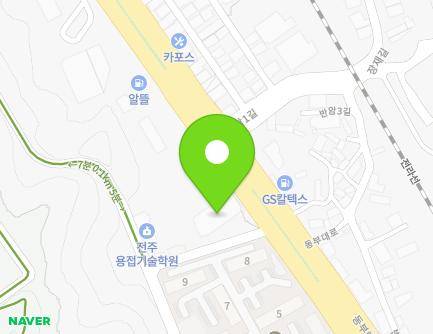 전북특별자치도 전주시 덕진구 동부대로 625 (우아동3가, 하나님의교회) 지도