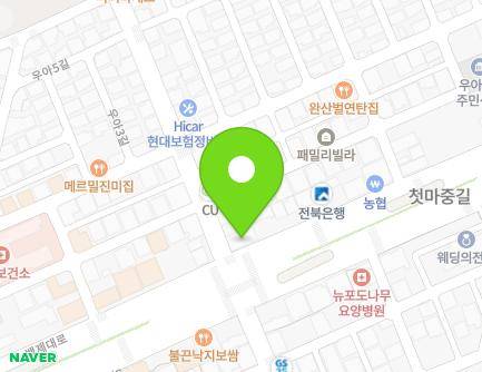 전북특별자치도 전주시 덕진구 백제대로 813 (우아동3가, 현대의원) 지도