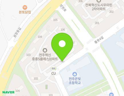 전북특별자치도 전주시 덕진구 틀못3길 12 (장동, 중흥S-클래스(상가동)) 지도