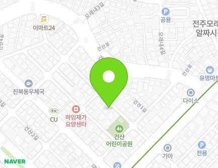 전북특별자치도 전주시 덕진구 건산1길 21-9 (진북동, 건산천여자경로당) 지도