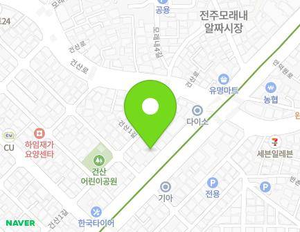 전북특별자치도 전주시 덕진구 안덕원로 135 (진북동, 광명가구) 지도