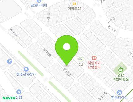 전북특별자치도 전주시 덕진구 건산3길 6-5 (진북동, 해인장여관) 지도