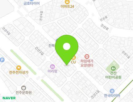 전북특별자치도 전주시 덕진구 권삼득로 133-1 (진북동) 지도