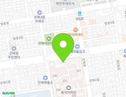 전북특별자치도 전주시 덕진구 안덕원로 28 (진북동) 지도
