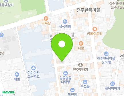 전북특별자치도 전주시 완산구 오목대길 84 (교동, 한벽빌라) 지도