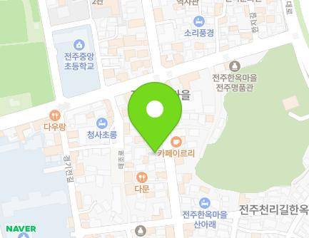 전북특별자치도 전주시 완산구 은행로 70 (교동, 화로정담) 지도