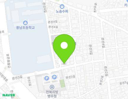 전북특별자치도 전주시 완산구 관선3길 17-4 (남노송동, 전주중앙경로당) 지도