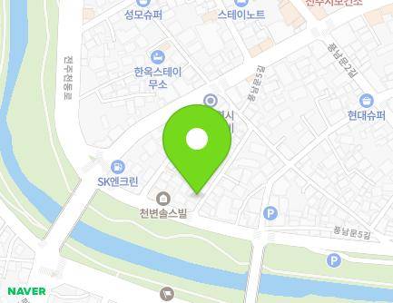 전북특별자치도 전주시 완산구 전주천동로 180-5 (다가동2가) 지도