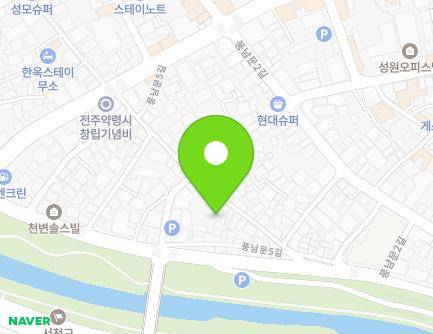 전북특별자치도 전주시 완산구 풍남문5길 11 (다가동2가) 지도