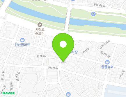 전북특별자치도 전주시 완산구 완산4길 9 (동완산동) 지도