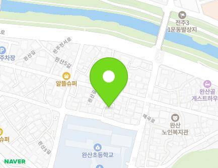 전북특별자치도 전주시 완산구 완산길 15-11 (동완산동) 지도