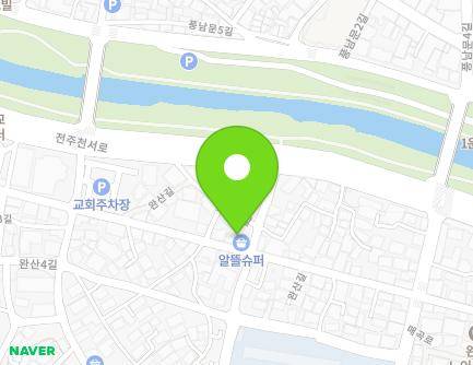 전북특별자치도 전주시 완산구 완산길 36 (동완산동) 지도