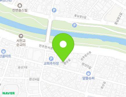 전북특별자치도 전주시 완산구 완산길 54-3 (동완산동) 지도