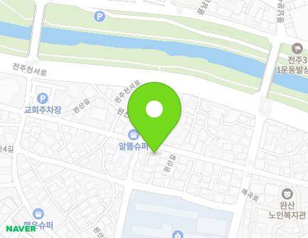 전북특별자치도 전주시 완산구 완산길 25 (동완산동) 지도