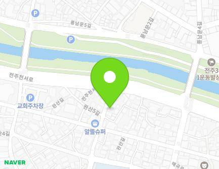 전북특별자치도 전주시 완산구 완산5길 5 (동완산동) 지도