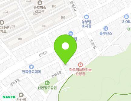 전북특별자치도 전주시 완산구 안행4길 7 (삼천동1가, 지앤제이빌라) 지도
