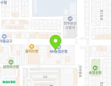 전북특별자치도 전주시 완산구 용리로 56 (삼천동1가) 지도