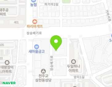 전북특별자치도 전주시 완산구 장승배기로 46 (삼천동1가) 지도