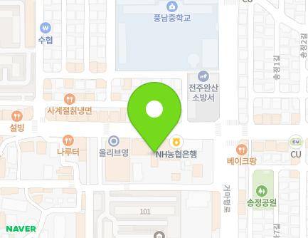 전북특별자치도 전주시 완산구 용리로 54 (삼천동1가) 지도
