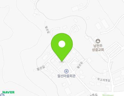 전북특별자치도 전주시 완산구 월선길 13 (삼천동3가) 지도
