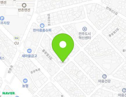 전북특별자치도 전주시 완산구 물왕멀3길 17 (서노송동, 월드빌라) 지도