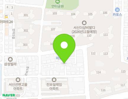 전북특별자치도 전주시 완산구 안터3길 8-4 (서신동, 다영주택) 지도