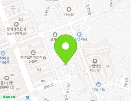 전북특별자치도 전주시 완산구 강당1길 18-21 (서완산동2가, 은성어린이집) 지도