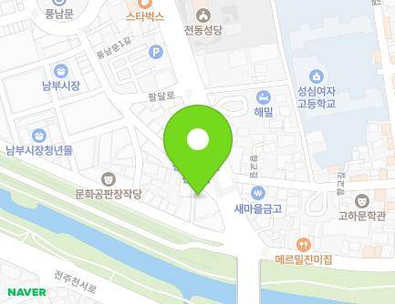 전북특별자치도 전주시 완산구 팔달로 101 (전동, 김약국) 지도