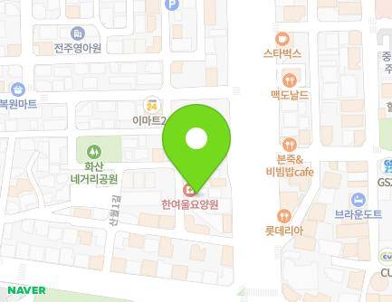 전북특별자치도 전주시 완산구 산월1길 10-6 (중화산동2가, 한여울요양원) 지도