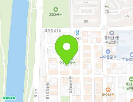 전북특별자치도 전주시 완산구 화산천변3길 12-3 (중화산동2가, 큐피트어린이집) 지도