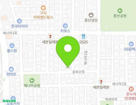 전북특별자치도 전주시 완산구 메너머3길 21-12 (중화산동2가, 화인빌) 지도