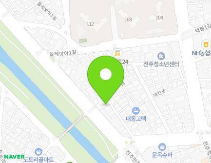 전북특별자치도 전주시 완산구 대동로 1-19 (태평동) 지도