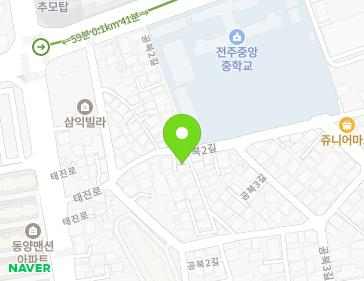 전북특별자치도 전주시 완산구 공북2길 15 (태평동) 지도