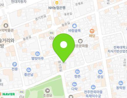 전북특별자치도 전주시 완산구 경기전길 43 (풍남동1가) 지도