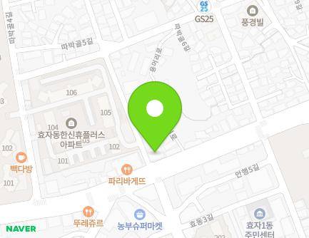 전북특별자치도 전주시 완산구 용머리로 167 (효자동1가) 지도