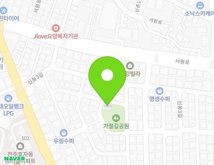 전북특별자치도 전주시 완산구 신봉3길 17-14 (효자동1가, 효자노인정) 지도