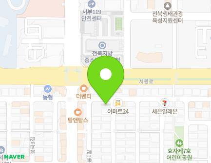 전북특별자치도 전주시 완산구 구룡2길 8 (효자동2가, 주은빌) 지도